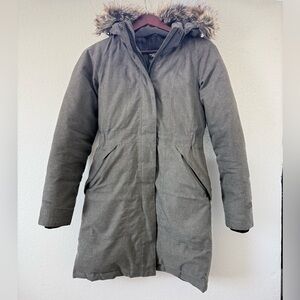 North Face Women's HyVent Goose Down Arctic Parka with faux fur hood